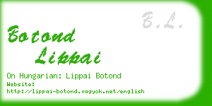 botond lippai business card